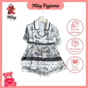 Pyjama lụa cộc