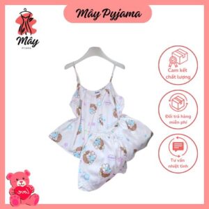 đồ ngủ lụa 2 dây Latin